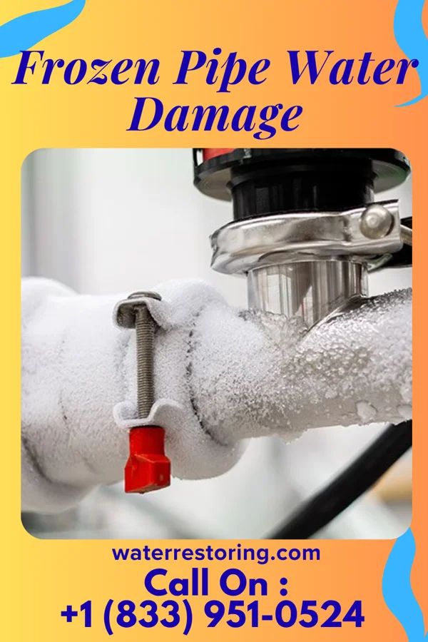 Frozen Pipe Water Damage in South Rosemary, NC